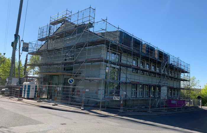 Baustelle 23.04.2020_Ansicht von Gallasiniring