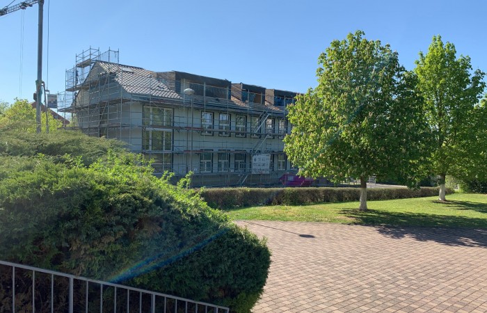 Baustelle 23.04.2020_Ansicht von der Kirchenfläche